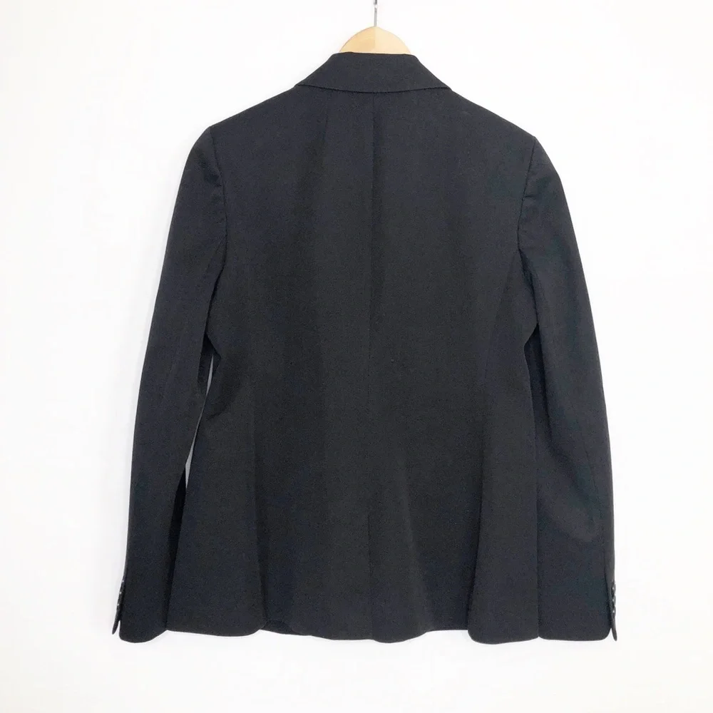 J.Crew BI Stretch black, one button closure blazer